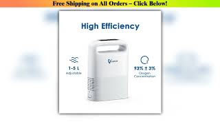 Top Varon NT-02 1-5 Liters Adjustable 0-xygen Machine Purifier Pulse Flow with Battery, AC/DC 110-2
