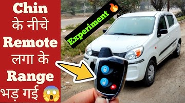 How To Increase/Extend Car Remote Key Range from Your Chin/Head?🔥 Sunny Forever ❤ #cartips #tips