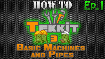 How to Tekkit - Basic Machines and Pipes