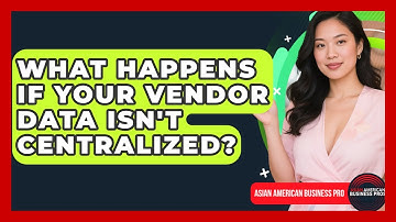 What Happens If Your Vendor Data Isn