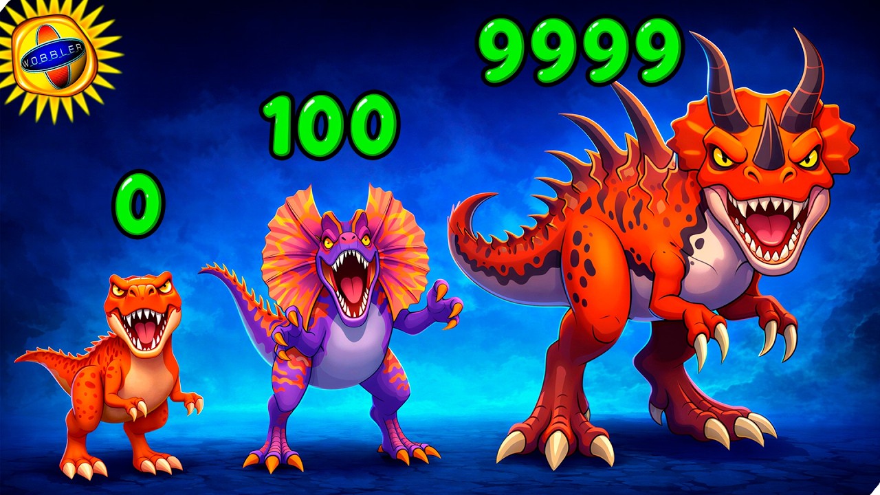 🌞Мои Динозавры против БОССА ДИНОЗАВРОВ! - Dinosaurs Merge Master #3