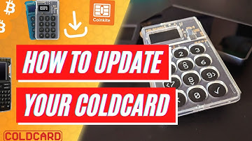 How to Update Your COLDCARD Firmware - (SAFELY!)