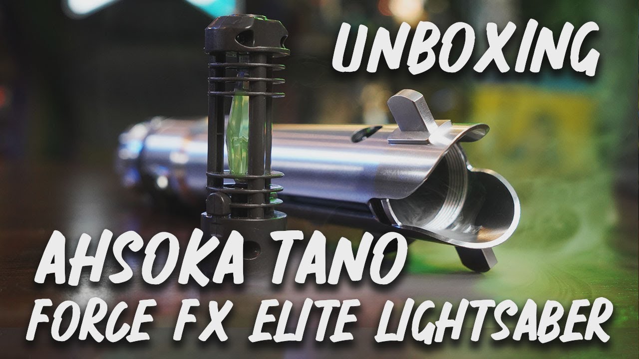 Hasbro's Ahsoka Tano The Black Series Force FX Elite Lightsaber | Unboxing  & Review - YouTube