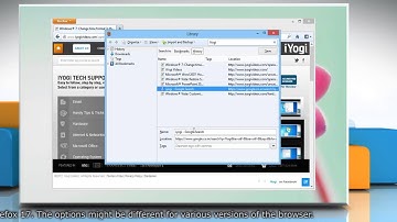 How to remove websites from browsing history in Mozilla® Firefox browser on a Windows® 8 PC