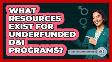 What Resources Exist For Underfunded D&I Programs? - Gender Equality Network