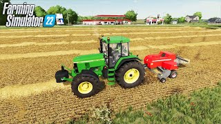 🔥 Małe Kostki Słomy w Farming Simulator 22 😍