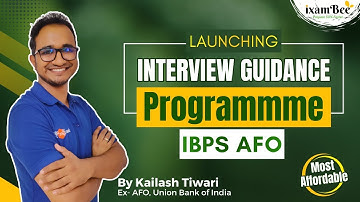IBPS AFO Special Interview Guidance || Best Programme || By Kailash Sir