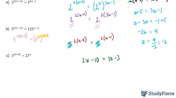📚 How to solve exponential equations without logarithms (Part 2)