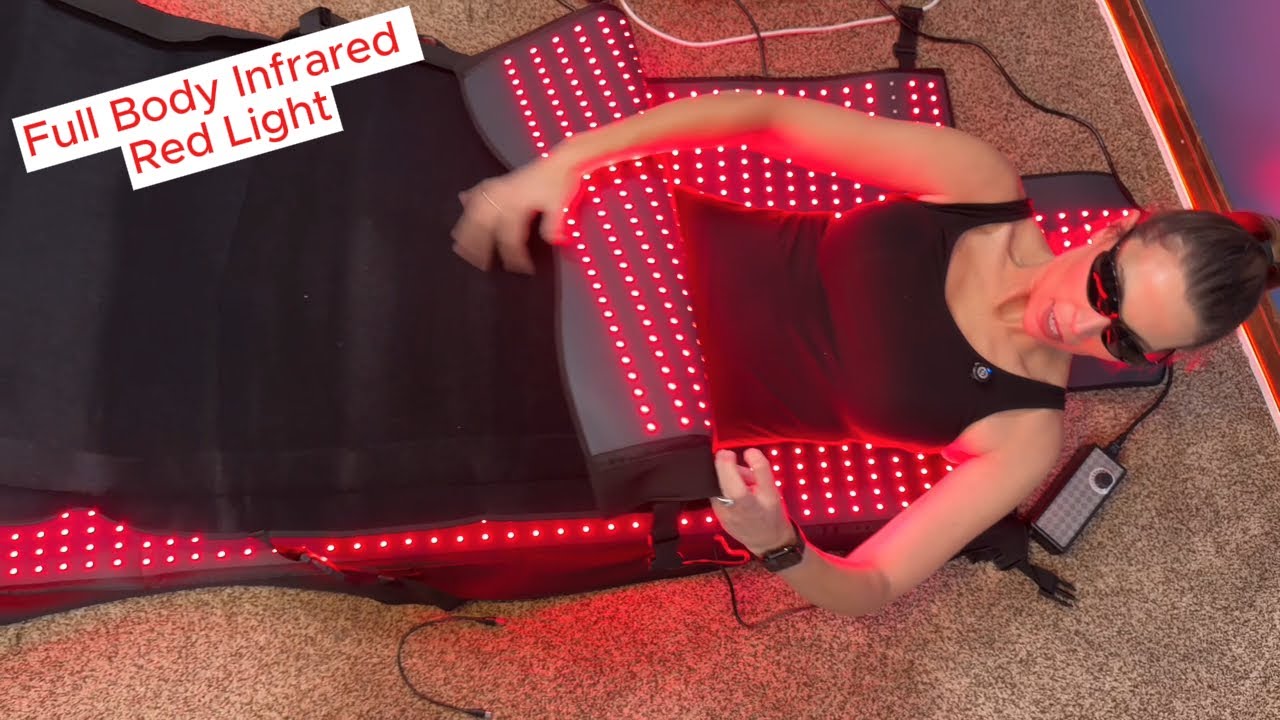 Morespond Full Body Red Light Therapy Mat 74x33 Infrared - YouTube