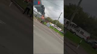 ⭕️ Взрыв произошел на нефтехимическом заводе в Башкортостане #взрыв #башкортостан #россия