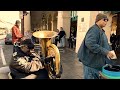 NOLA Street Musicians - Basin Street Blues (Cafe Du Monde)