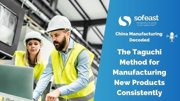 The Taguchi Method Robust Design for Manufacturing New Products Consistently