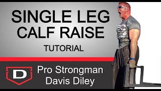 Standing Single Leg Calf Raise: A Simple Tutorial