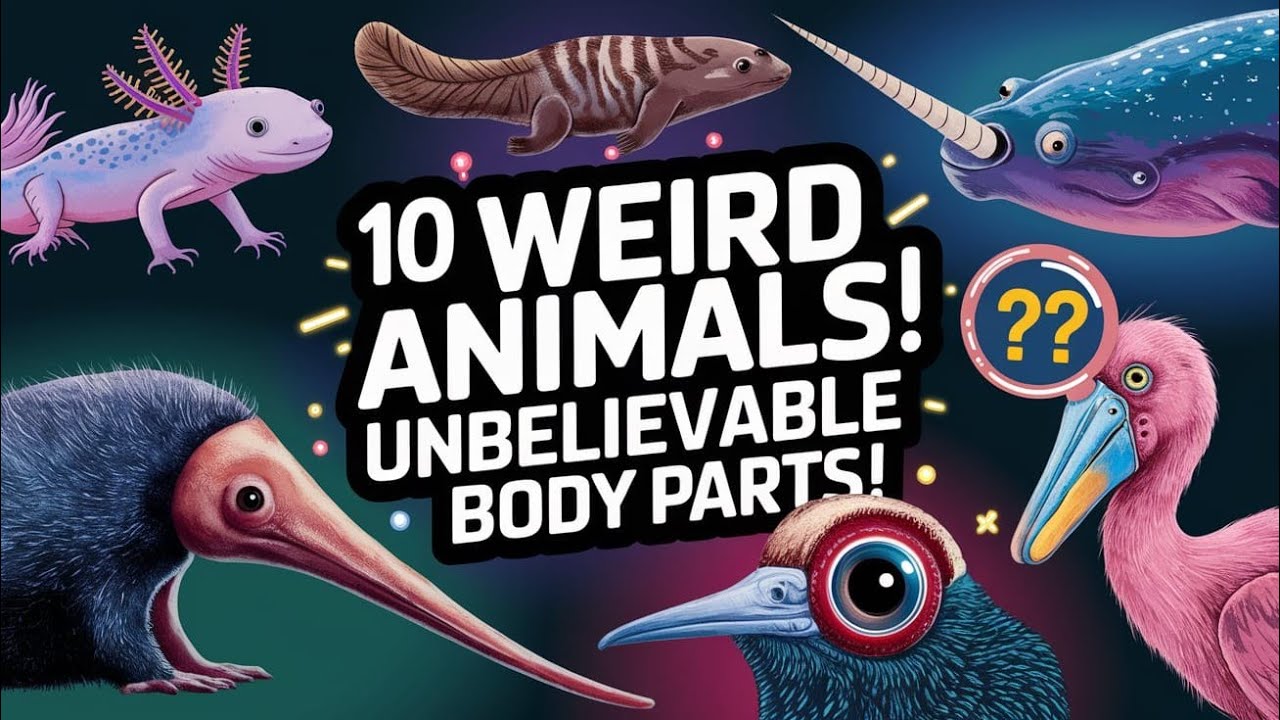 10 Animals with Unusual Body Parts You Won't Believe Exist!
