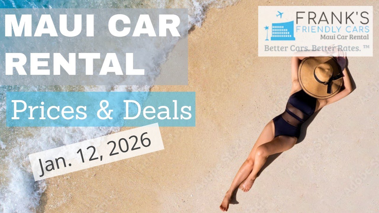 ОБНОВЛЕНИЕ 2026 ГОДА: Цены на аренду автомобилей на Мауи на 20% выше, чем в это же время в прошло...