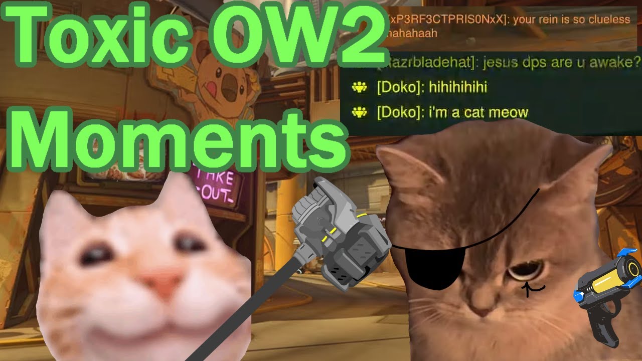 Toxic Team против Silly Reinhardt — токсичные моменты Overwatch 2
