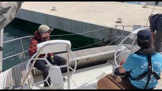 Eindampfen in die Achterleine