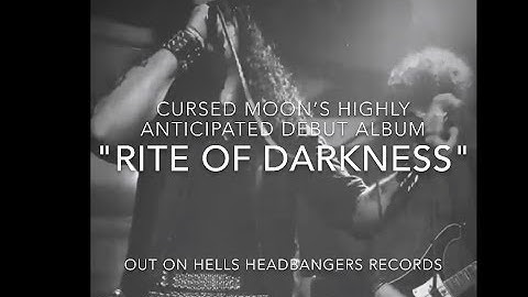 CURSED MOON - "Rite of Darkness" album (OFFICIAL PROMO VIDEO)
