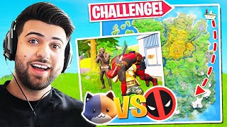 What Happens When You CARRY Deadpool To Meowscles! (REVENGE!) - Fortnite Battle Royale Challenge