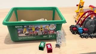 Review of BRIO 33097 Cargo Railway Deluxe Set!