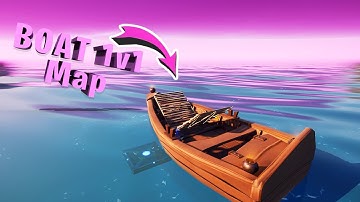 i made this 1v1 Map On BOAT...💞