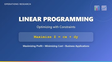 Linear Programming for Beginners: Optimize Everything!