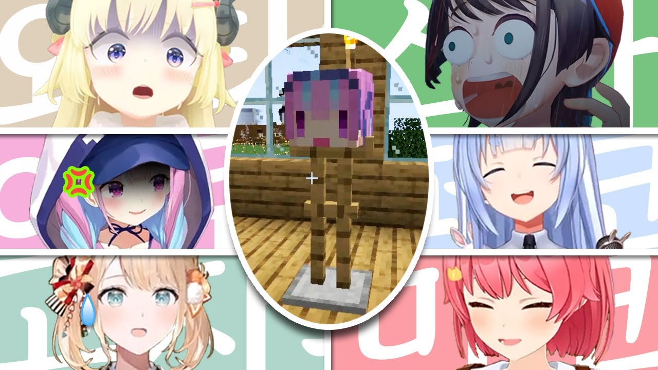 「양파 머리」 리액션 모음 | 홀로라이브 시시로 보탄, 아카이 하아토, 카자마 이로하, 우사다 페코라, 츠노마키 와타메, 사쿠라 미코, 오오조라 스바루, 미나토 아쿠아