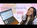 creating a release schedule for my book | self-publishing in 2026