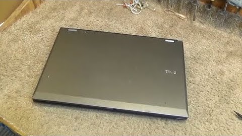 Dell Latitude E5510 Laptop Computer Hard Drive and Memory Upgrade