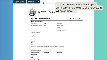 How to Submit a Nomination after Being Assigned