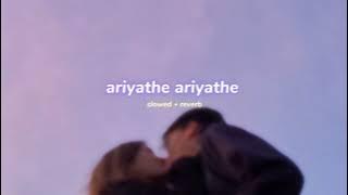 ariyathe ariyathe ( s l o w e d   r e v e r b ) | ravanaprabhu | lilvibe