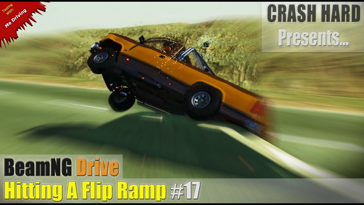 Hitting A Flip Ramp #17 | BeamNG Drive