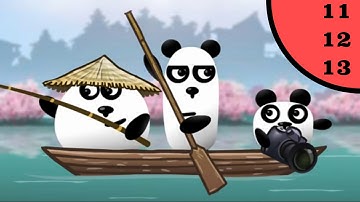 3 Pandas 4 In Japan. Walkthrough Levels 11, 12, 13
