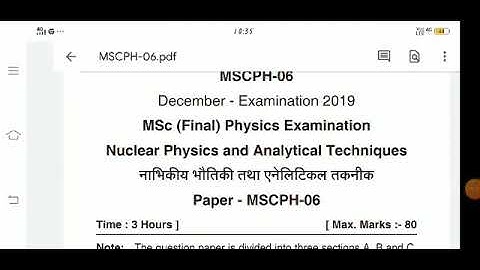 Patna University:- Master in Physics (M.Sc) Previous Year Question Paper|Patna Women