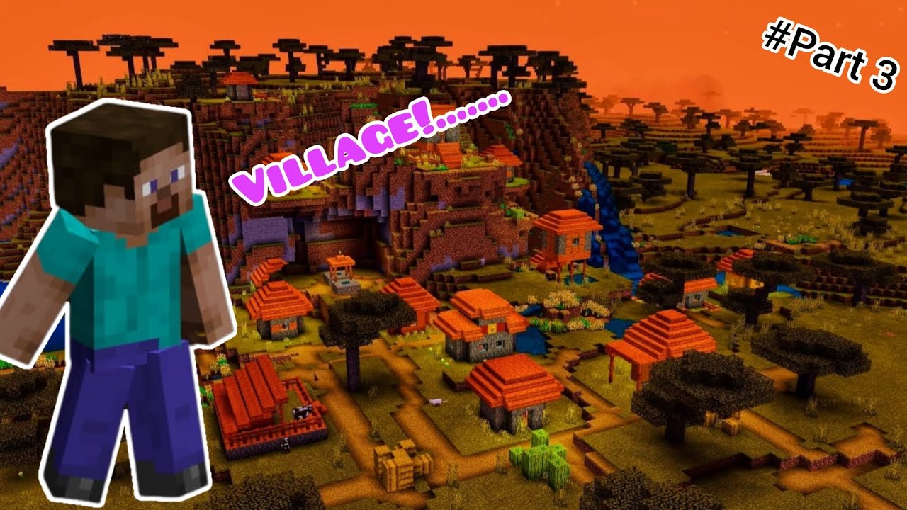 I Found A Village! In Minecraft | Minecraft Gameplay #3 - YouTube