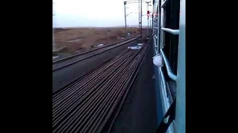 Speedy 19312 Indore Pune crossing Bajrangarh!!