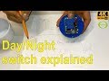 How does a day night switch work- technical explanation.