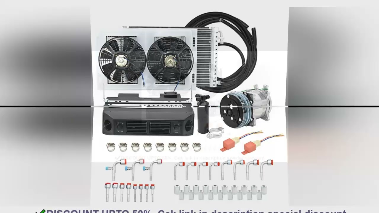 404  Universal Automotive A/C Air Conditioning Kit 12V 24V  For  Caravans Car Trucks Vans Air