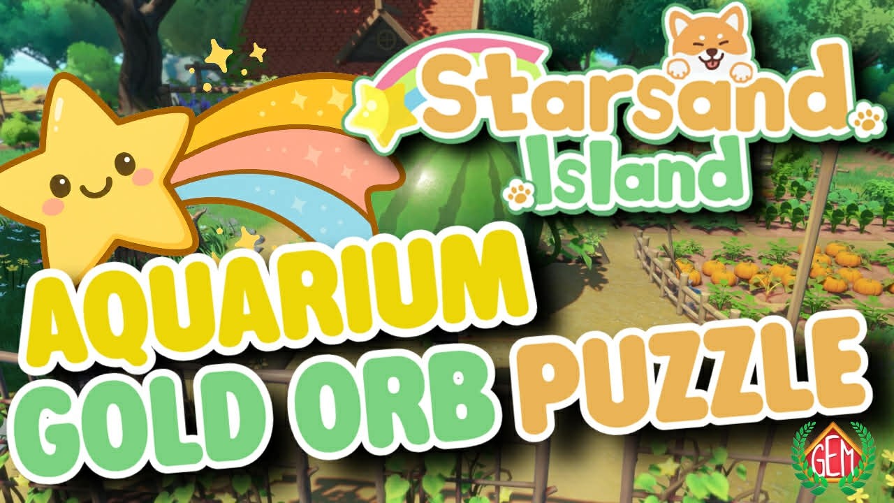 Starsand Island Aquarium Gold Orb Puzzle