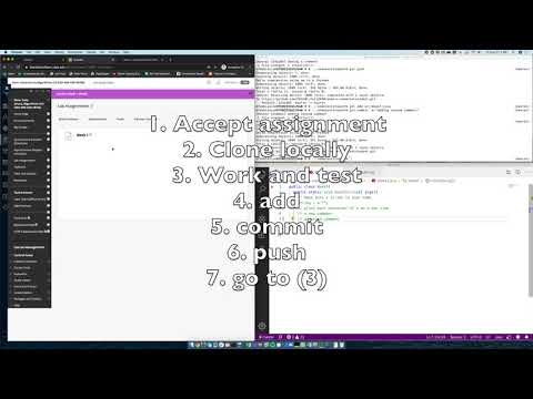 Github Classroom with Command Line