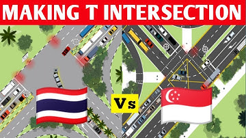 THAILAND VS SINGAPORE MAKING T INTERSECTION IN INTERSECTION CONTROLLER