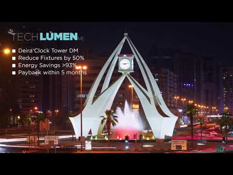 TECHLUMEN LED installation – Deira Clock Tower – Dubai