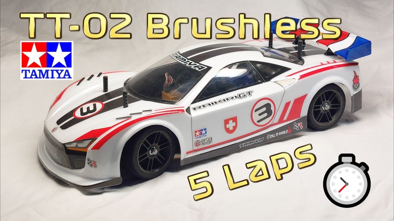 🏁 5 Laps | Tamiya TT-02 Raikiri GT Brushless | 58626 (2016) | 4WD