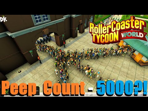 Видео: Puke! RollerCoaster Tycoon World выглядит