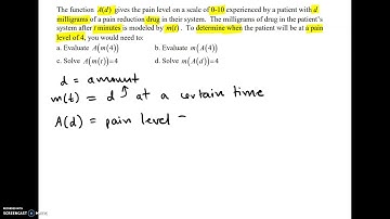 Composite Functions, Example 5 - Real-World Application