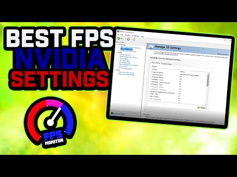 Nvidia Control Panel BEST SETTINGS For HIGH FPS In Every Game! (2021 Update)