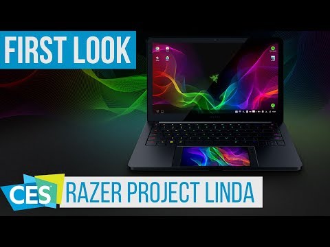 Razer Project Linda: Laptop Dock for Razer Phone (English) #CES2018