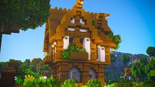 Stylish Medieval Minecraft House Build!