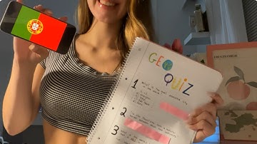 asmr geography quiz pt.2 🌍 (questions + flags)