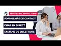Améliorez le support client avec Live Chat, formulaire et tickets sur PrestaShop